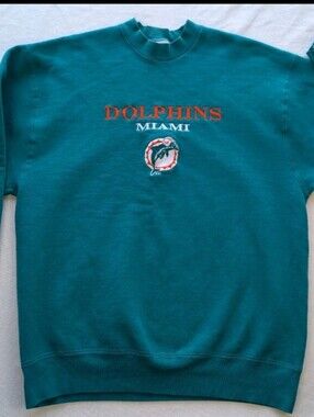 Vintage Miami Dolphins Crewneck Sweatshirt XL